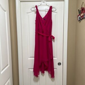 DKNY L/XL pink Midi Dress